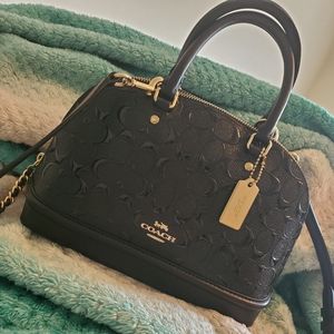 Authentic Coach Mini Sierra Satchel Handbag Purse